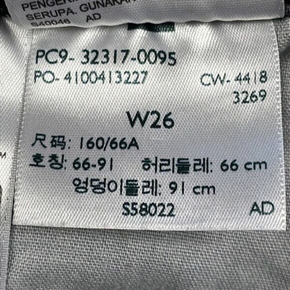 Levis 501 Big E High Rise Cut Off Shorts Washed Trashed Black Sz 26 - Picture 16 of 16